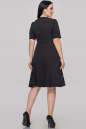 Коктейльное платье с расклешённой юбкой черного цвета 501.27 No2|интернет-магазин vvlen.com