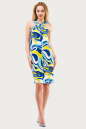 Летнее платье  мешок голубого тона цвета 1107.20 No1|интернет-магазин vvlen.com