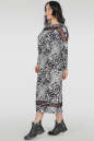 Платье оверсайз черно-белый принт No4|интернет-магазин vvlen.com