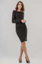 Коктейльное платье футляр черного цвета 2631.47 No1|интернет-магазин vvlen.com