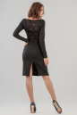 Коктейльное платье футляр черного цвета 2631.47 No2|интернет-магазин vvlen.com