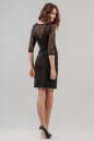 Коктейльное платье футляр черного цвета 2630.47 No2|интернет-магазин vvlen.com