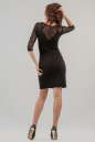 Коктейльное платье футляр черного цвета 2630.47 No3|интернет-магазин vvlen.com