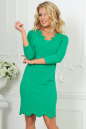 Повседневное платье футляр зеленого цвета 2489.47 No0|интернет-магазин vvlen.com