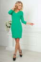Повседневное платье футляр зеленого цвета 2489.47 No3|интернет-магазин vvlen.com