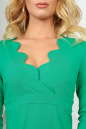 Повседневное платье футляр зеленого цвета 2489.47 No5|интернет-магазин vvlen.com
