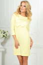 Повседневное платье футляр желтого цвета 2488.47|интернет-магазин vvlen.com
