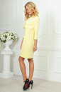Повседневное платье футляр желтого цвета 2488.47 No3|интернет-магазин vvlen.com