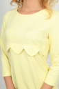 Повседневное платье футляр желтого цвета 2488.47 No5|интернет-магазин vvlen.com