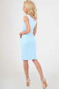 Летнее платье футляр голубого цвета 1792.2 No3|интернет-магазин vvlen.com