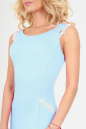 Летнее платье футляр голубого цвета 1792.2 No4|интернет-магазин vvlen.com