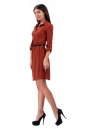Повседневное платье с расклешённой юбкой чили цвета 2112.56 No2|интернет-магазин vvlen.com