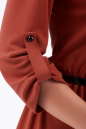 Повседневное платье с расклешённой юбкой чили цвета 2112.56 No5|интернет-магазин vvlen.com