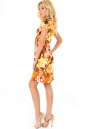 Летнее платье трапеция оранжевого цвета 1306.17 No2|интернет-магазин vvlen.com