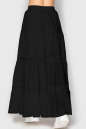 Летнее юбка расклешенная черного цвета 758 No2|интернет-магазин vvlen.com
