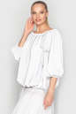 Блуза  белого цвета 761 No2|интернет-магазин vvlen.com