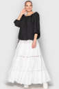Блуза  черного цвета 761 No1|интернет-магазин vvlen.com