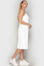 Летнее платье футляр белого цвета 762 No1|интернет-магазин vvlen.com
