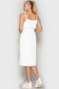 Летнее платье футляр белого цвета 762 No2|интернет-магазин vvlen.com