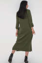 Платье футляр хаки цвета 2786.1  No2|интернет-магазин vvlen.com