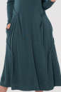 Платье трапеция зеленого цвета 2779.65  No1|интернет-магазин vvlen.com