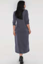 Платье трапеция джинса цвета 2805.79  No3|интернет-магазин vvlen.com