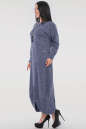 Повседневное платье трапеция джинса цвета 2848.96 No2|интернет-магазин vvlen.com