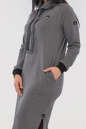 Спортивное платье  серого цвета 2815.79 No1|интернет-магазин vvlen.com