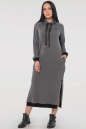 Спортивное платье  серого цвета 2815.79 No2|интернет-магазин vvlen.com