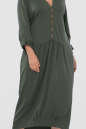 Платье  мешок хаки цвета 2806.79  No1|интернет-магазин vvlen.com