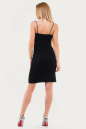 Коктейльное платье-комбинация черного цвета 850.2 No3|интернет-магазин vvlen.com