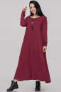 Платье оверсайз бордового цвета 2496.17 No1|интернет-магазин vvlen.com