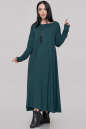 Платье оверсайз зеленого цвета 2496.17|интернет-магазин vvlen.com