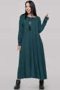 Платье оверсайз зеленого цвета 2496.17 No2|интернет-магазин vvlen.com