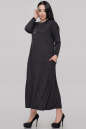 Платье оверсайз темно-серого цвета 2822.17 No1|интернет-магазин vvlen.com