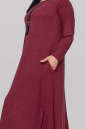 Платье оверсайз бордового цвета 2822.17 No2|интернет-магазин vvlen.com