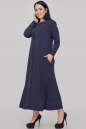 Платье оверсайз синего цвета 2822.17 No0|интернет-магазин vvlen.com