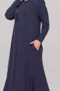 Платье оверсайз синего цвета 2822.17 No1|интернет-магазин vvlen.com