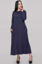 Платье оверсайз синего цвета 2822.17 No2|интернет-магазин vvlen.com