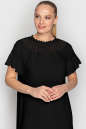 Летнее платье с открытыми плечами черного цвета 759 No3|интернет-магазин vvlen.com