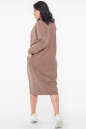 Платье оверсайз капучино цвета 2955.136  No2|интернет-магазин vvlen.com