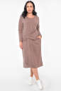 Платье  мешок капучино цвета 2958.135  No2|интернет-магазин vvlen.com