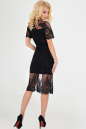Коктейльное платье футляр черного цвета 2538.10 No4|интернет-магазин vvlen.com