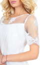 Коктейльное платье футляр молочного цвета 2538.10 No5|интернет-магазин vvlen.com