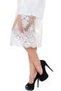 Коктейльное платье футляр молочного цвета 2538.10 No6|интернет-магазин vvlen.com