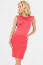Повседневное платье футляр розового цвета 1964-1.47 No0|интернет-магазин vvlen.com