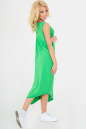 Платье оверсайз зеленого цвета 2534.17 No1|интернет-магазин vvlen.com
