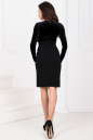 Коктейльное платье футляр черного цвета 507.1 No2|интернет-магазин vvlen.com
