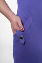 Платье футляр сиреневого с черным цвета 2364 .41  No5|интернет-магазин vvlen.com