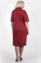 Летнее платье футляр бордового цвета 2364 .41 No3|интернет-магазин vvlen.com